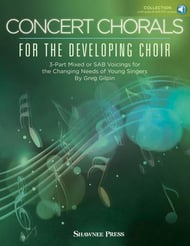 Concert Chorals for the Developing Choir Three-Part Mixed Reproducible Book & Online Audio Access cover Thumbnail